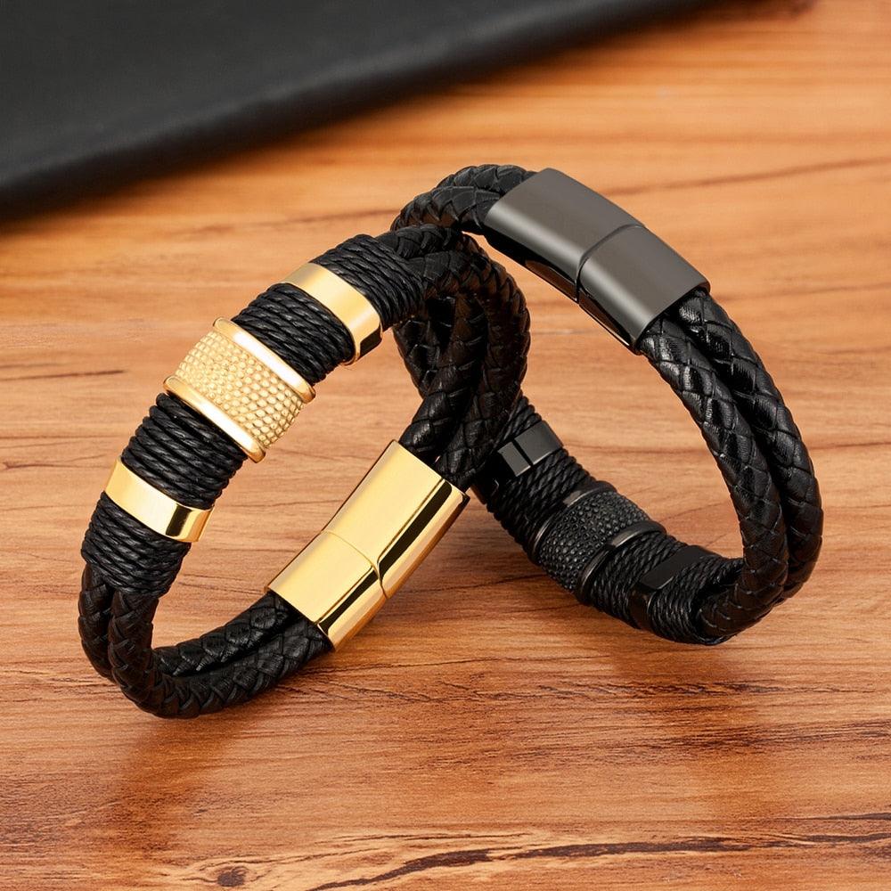 Pulseira Couro Black - Onsite Lion