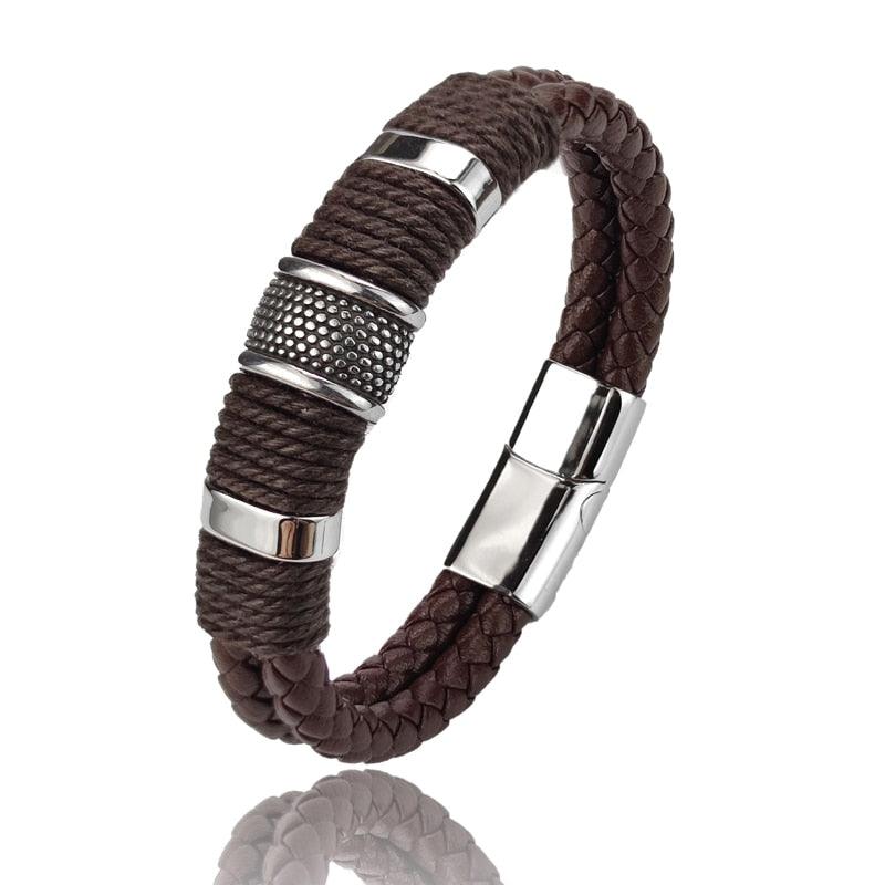 Pulseira Couro Brown - Onsite Lion