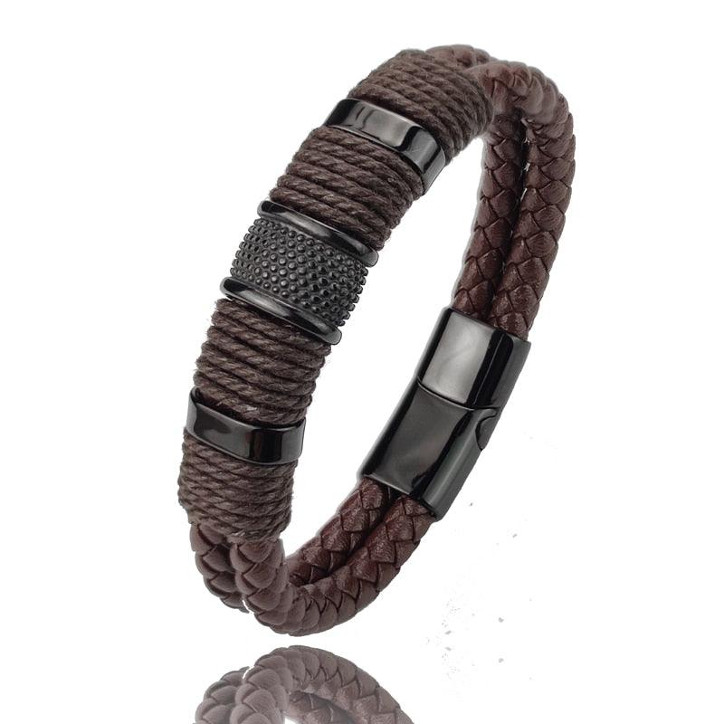 Pulseira Couro Brown - Onsite Lion