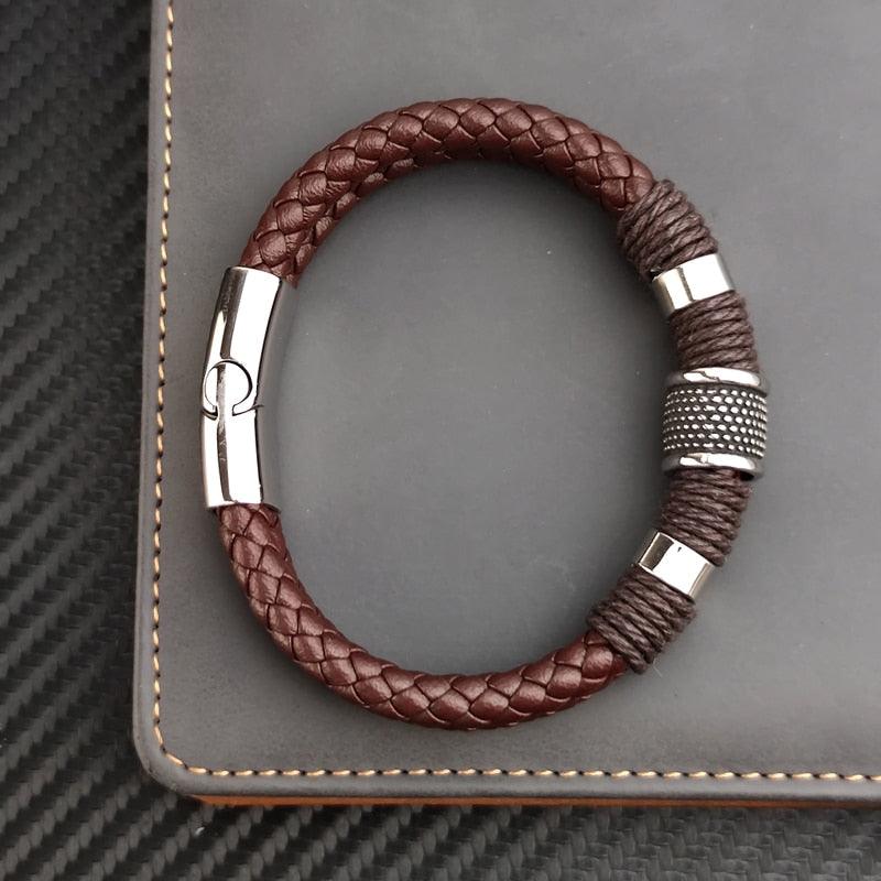 Pulseira Couro Brown - Onsite Lion